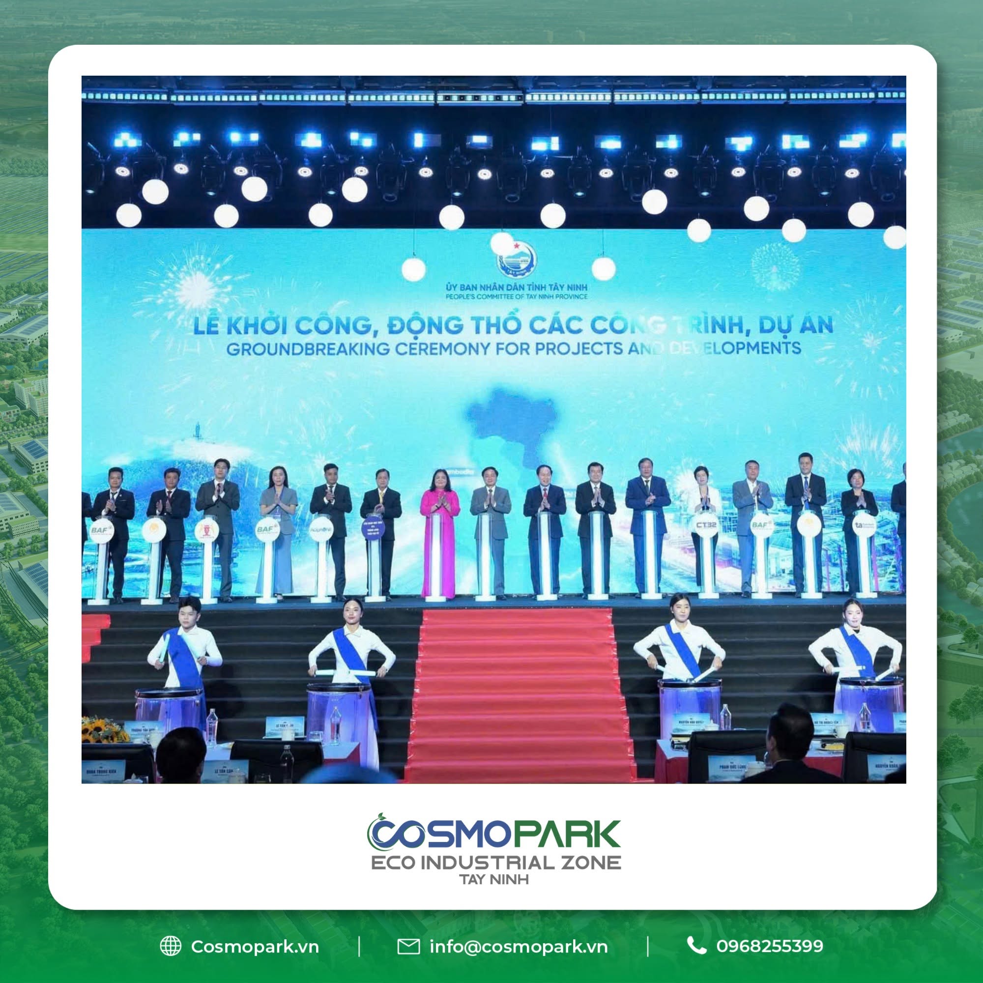Cosmopark Tây Ninh, Kiến Tạo Hệ Sinh Thái Công Nghiệp Từ Nền Tảng An Cư Và Năng Lượng Xanh