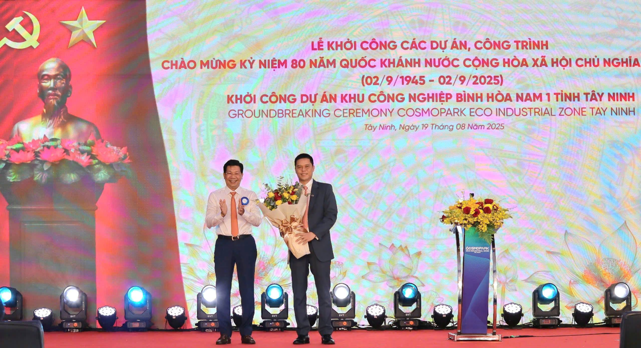 Tây Ninh khởi công Dự án Đầu tư Hạ tầng Khu công nghiệp Bình Hòa Nam 1